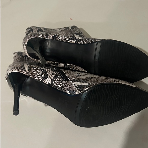 Snakeskin Ankle Boots - Picture 2 of 3